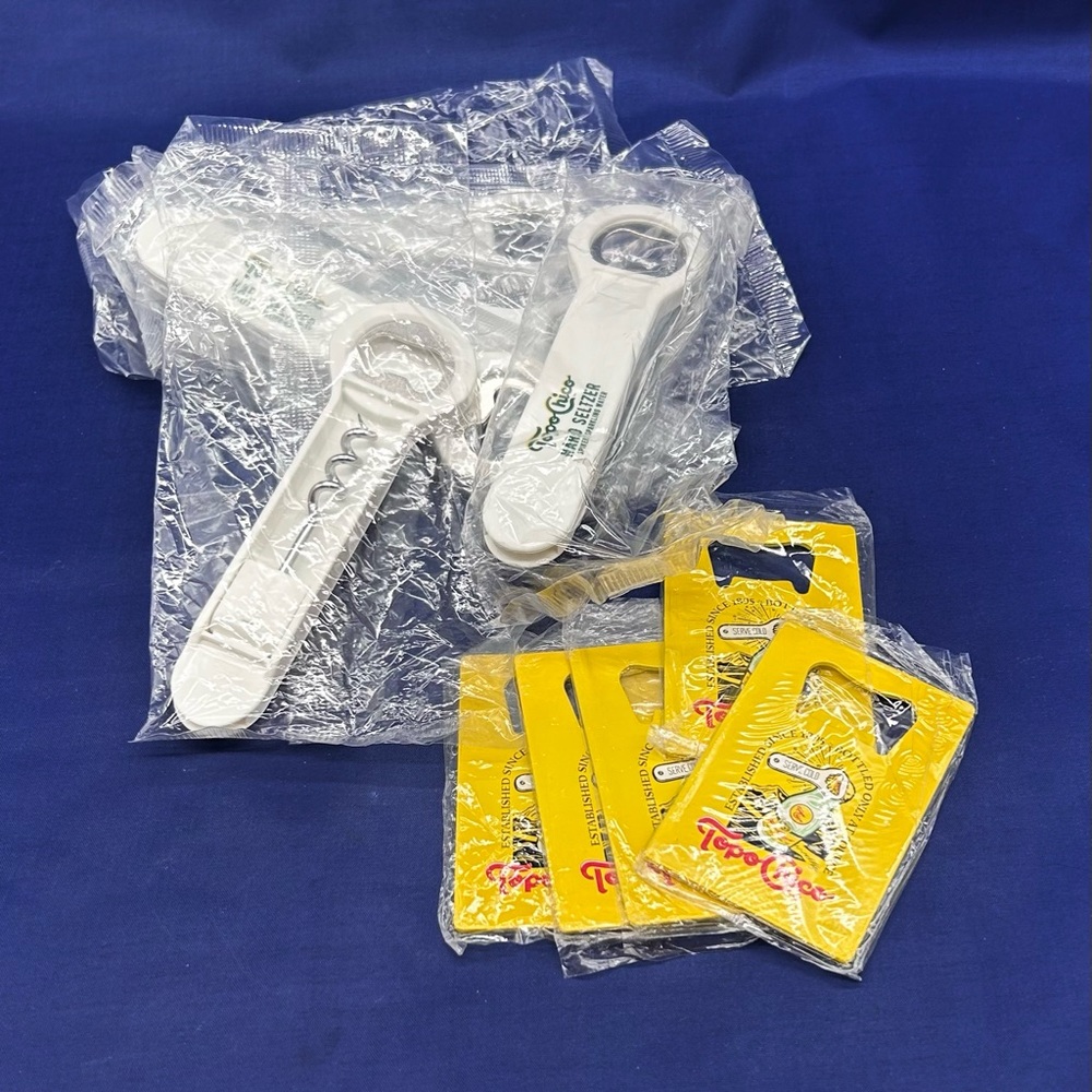 Topo Chico Bottle Openers Lot New Sealed Bottle Opener & Wine Corkscrew